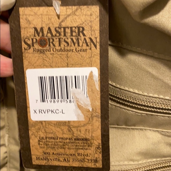 So Master Sportsman rugged outdoor vest and tan - Picture 4 of 4